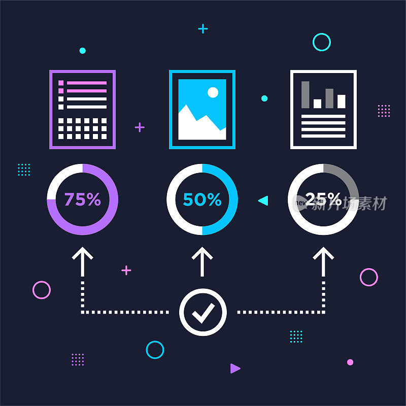 User-Generated Content Platform Outline Vector Graphic Concept
